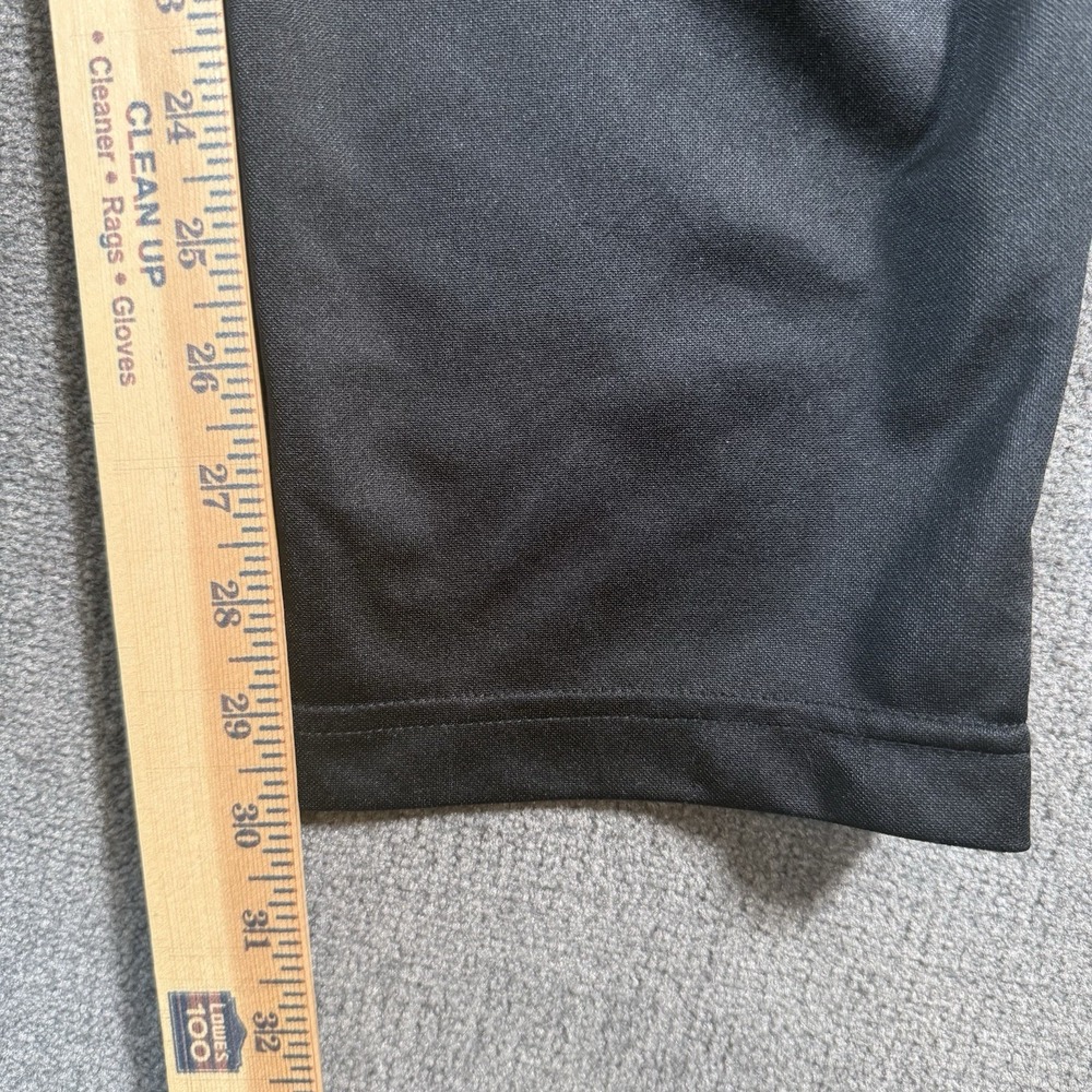 Nike Jogger Sweatpants Men's Large Drawstring Pockets Logo Black Distressed - Picture 14 of 15